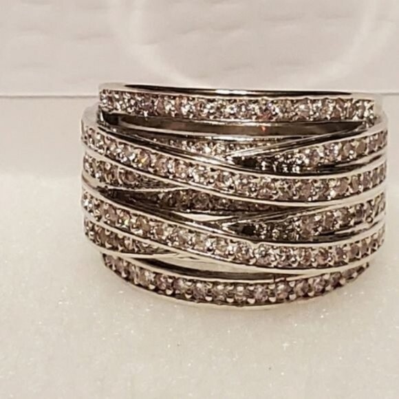 Silver Crossroads Diamond Ring A Must Have - Picture 4 of 8